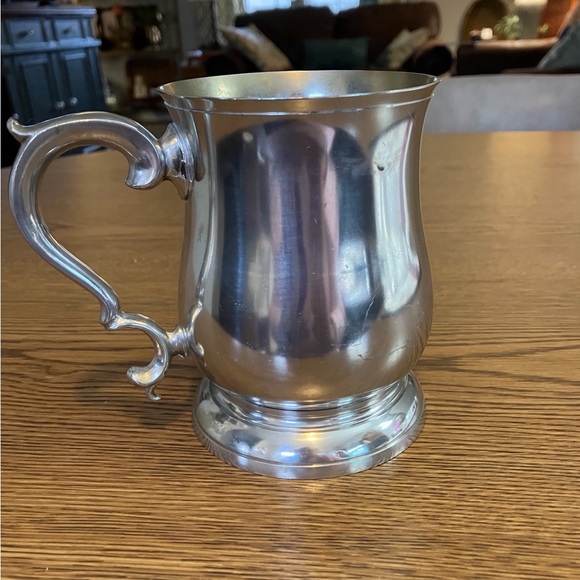 Vintage Williamsburg Restoration Stieff Pewter Beer-stein/Tankard. - Picture 1 of 8